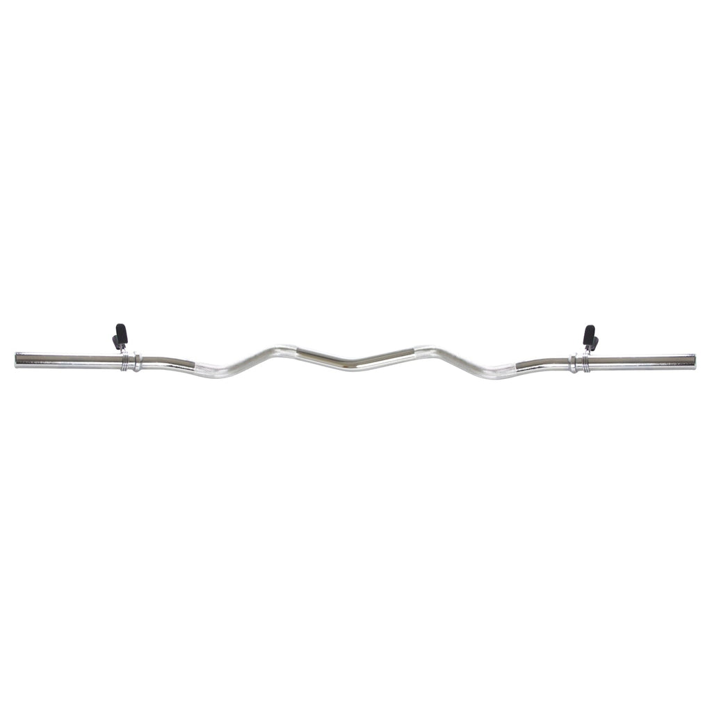 VirtuFit Rubberen Halterset - EZ Curlstang - Veerclip - 30 mm - 25 kg - Tweedekans