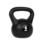 VirtuFit PVC Kettlebell - 6 kg - Zwart - Tweedekans