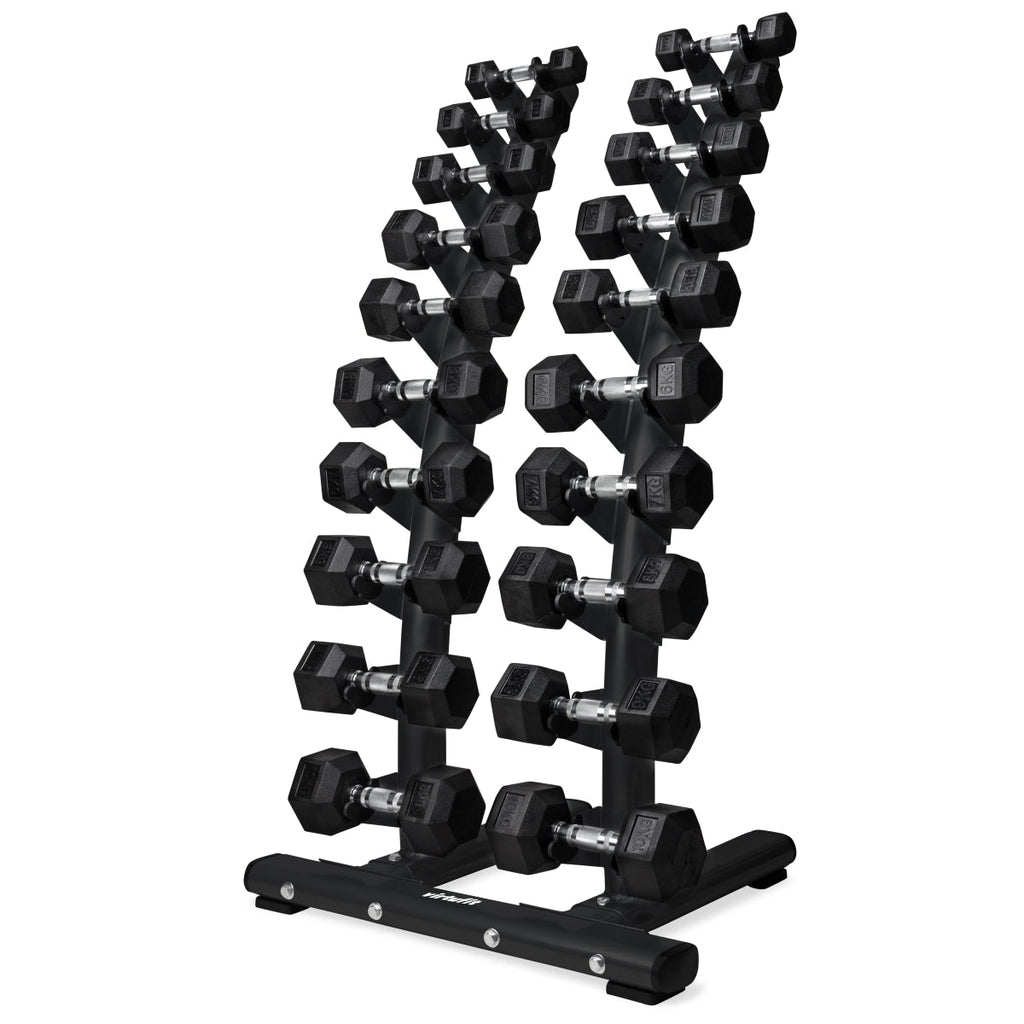 VirtuFit Dumbbellrek staand Deluxe - Halterrek - Tweedekans