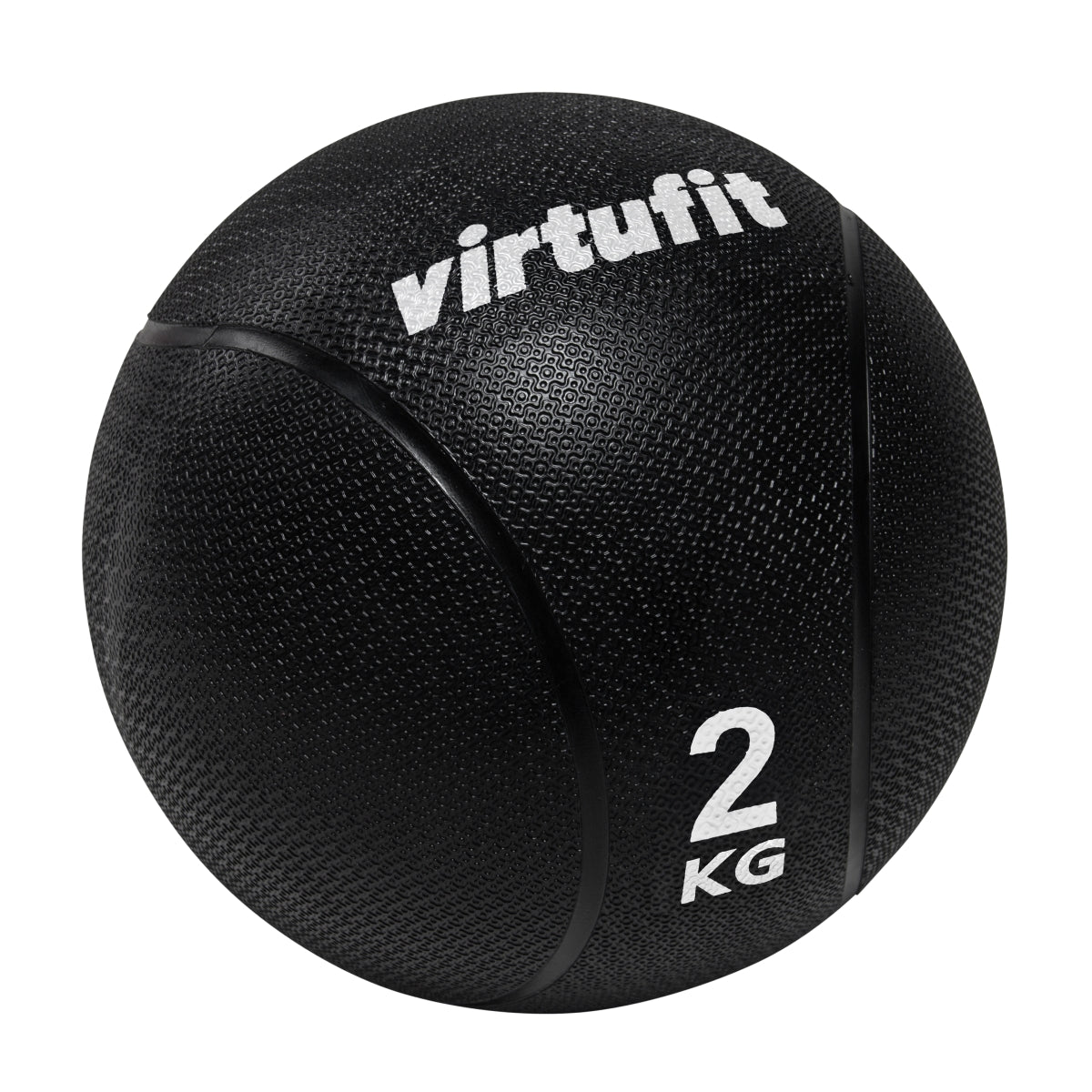 VirtuFit Medicijnbal Pro - Medicine Ball - 2 kg - Rubber - Zwart - Tweedekans
