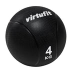 VirtuFit Medicijnbal Pro - Medicine Ball - 4 kg - Rubber - Zwart - Tweedekans