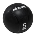 VirtuFit Medicijnbal Pro - Medicine Ball - 5 kg - Rubber - Zwart - Tweedekans