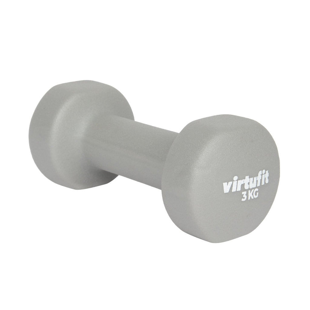 VirtuFit Vinyl Dumbbell Set Pro - 2 x 3 kg - Tweedekans