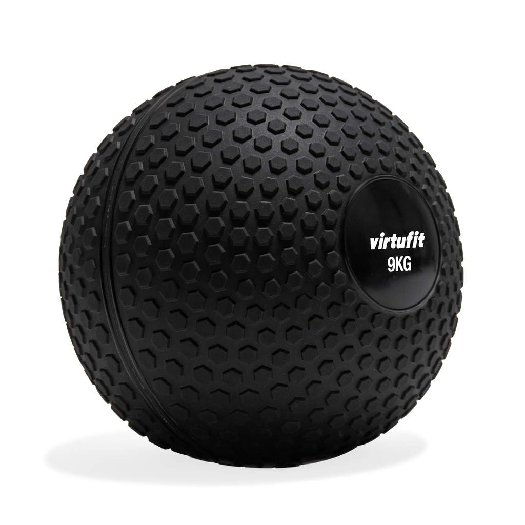 VirtuFit Slam Ball - Fitness Bal - 9 kg - Zwart - Tweedekans
