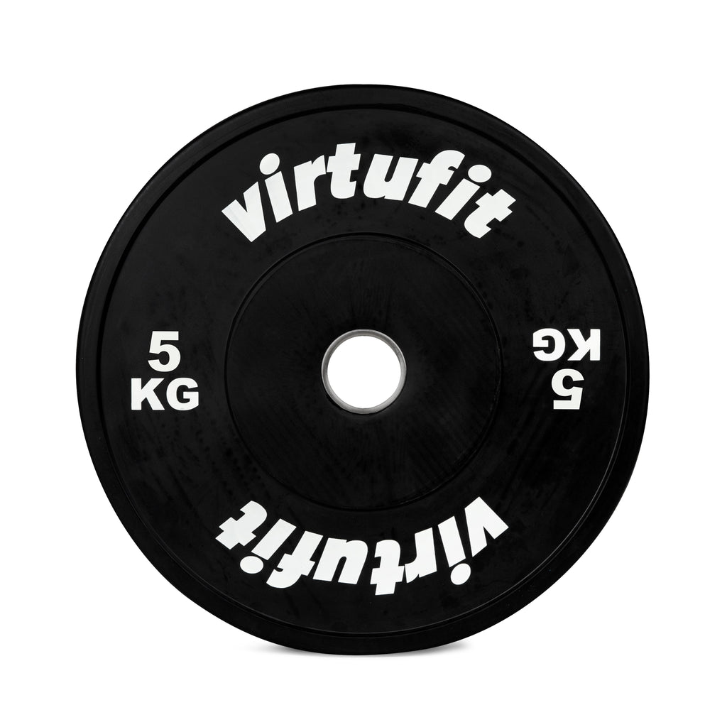 VirtuFit Bumper Plate - Olympische Halterschijf van Rubber - 50 mm - 5 kg - Tweedekans