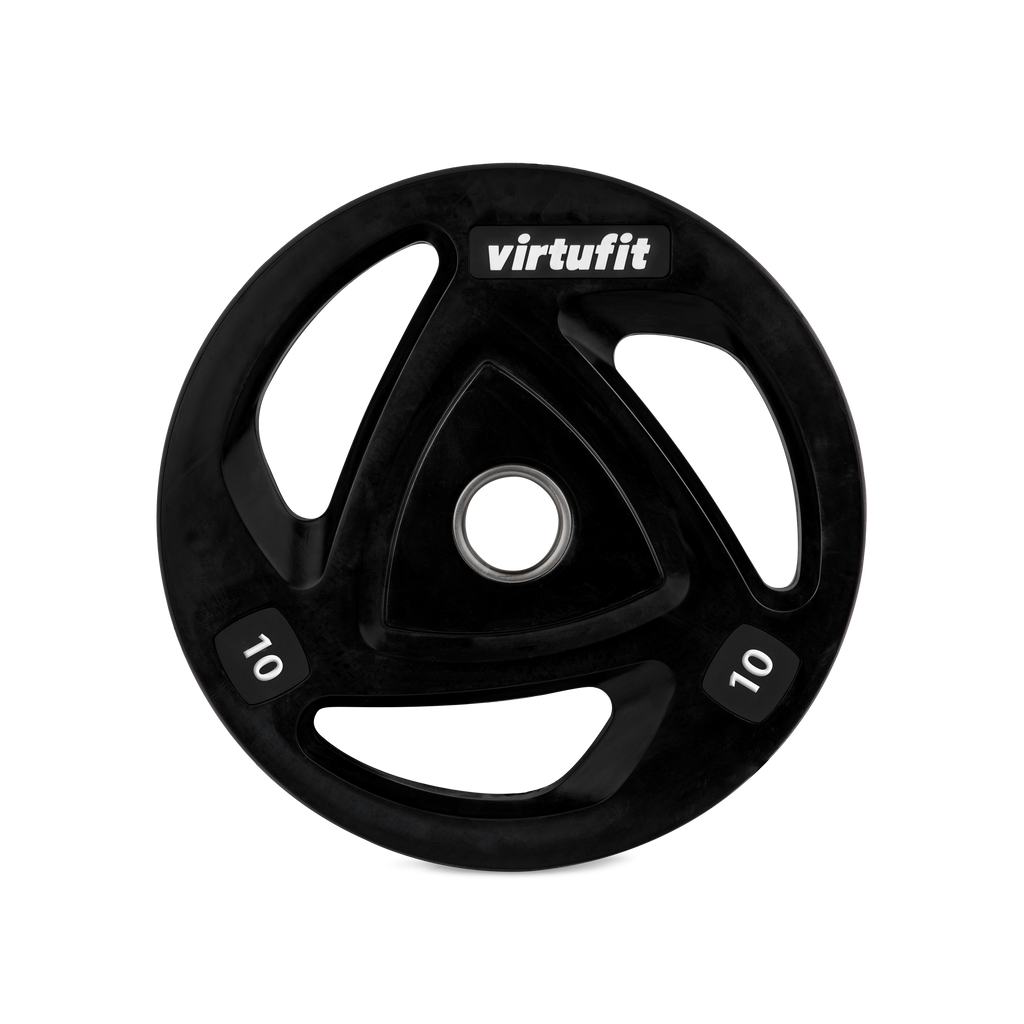 VirtuFit Olympische Rubberen Halterschijf - 10 kg - Tweedekans