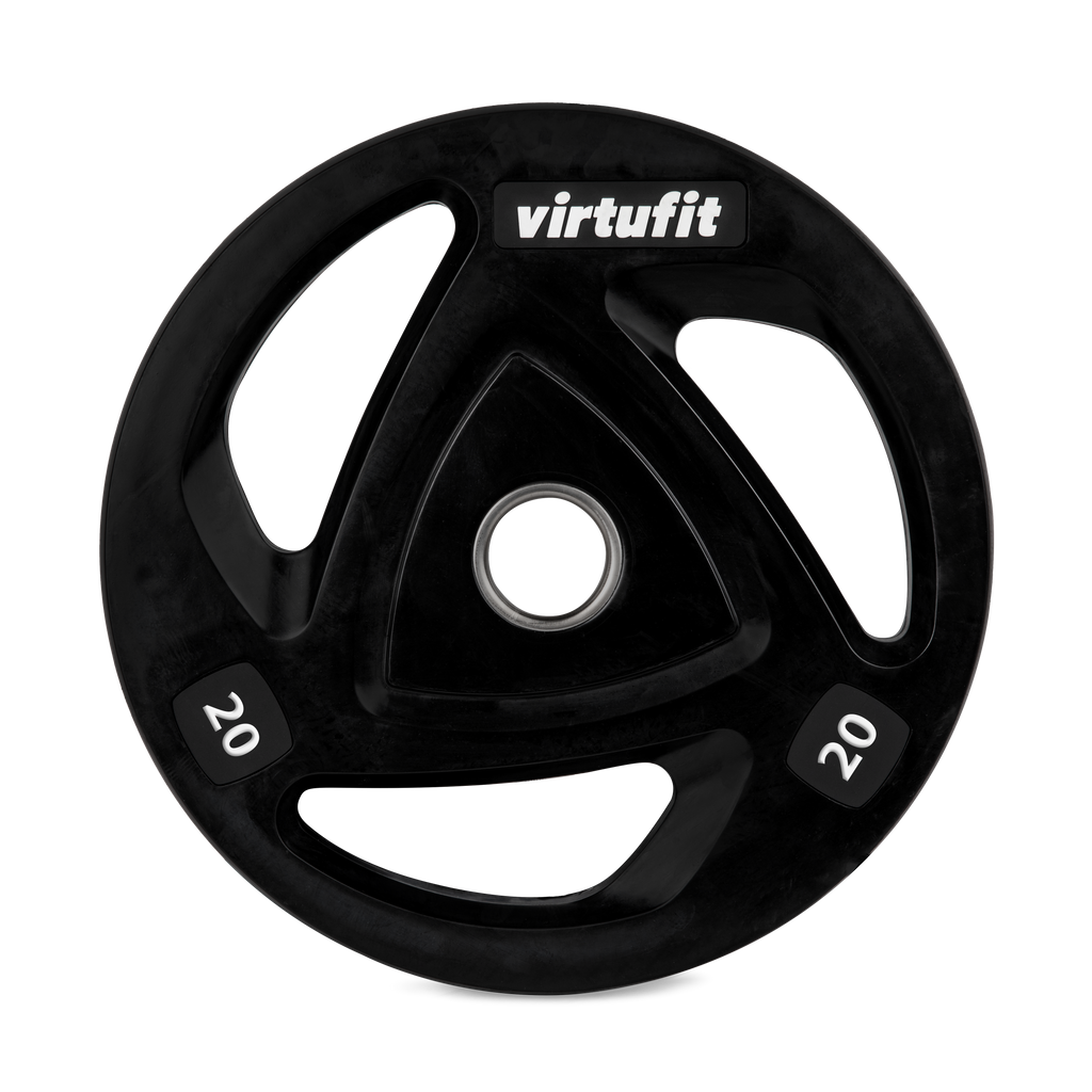 VirtuFit Olympische Rubberen Halterschijf - 20 kg - Tweedekans