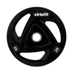 VirtuFit Olympische Rubberen Halterschijf - 20 kg - Tweedekans