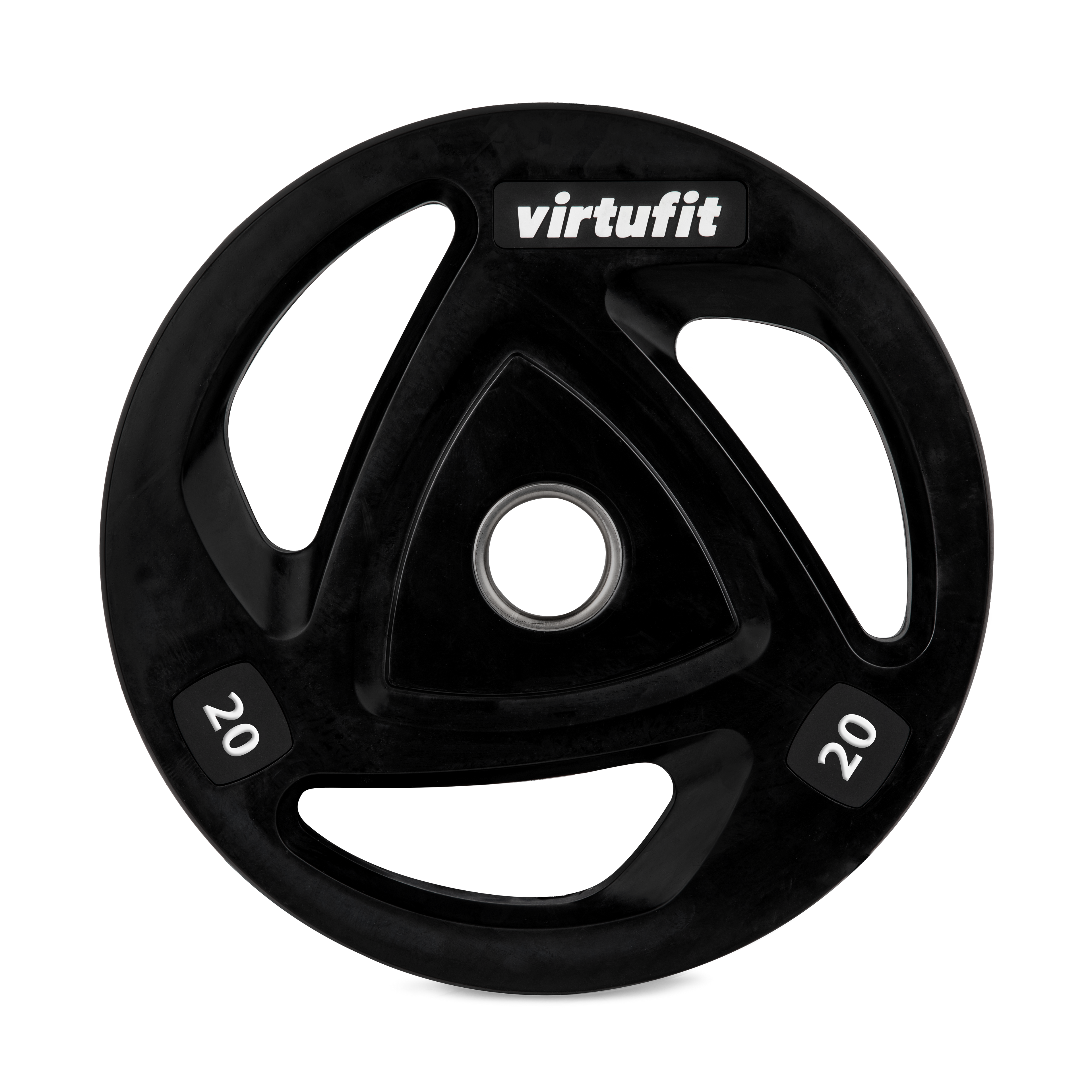 VirtuFit Olympische Rubberen Halterschijf - 20 kg - Tweedekans