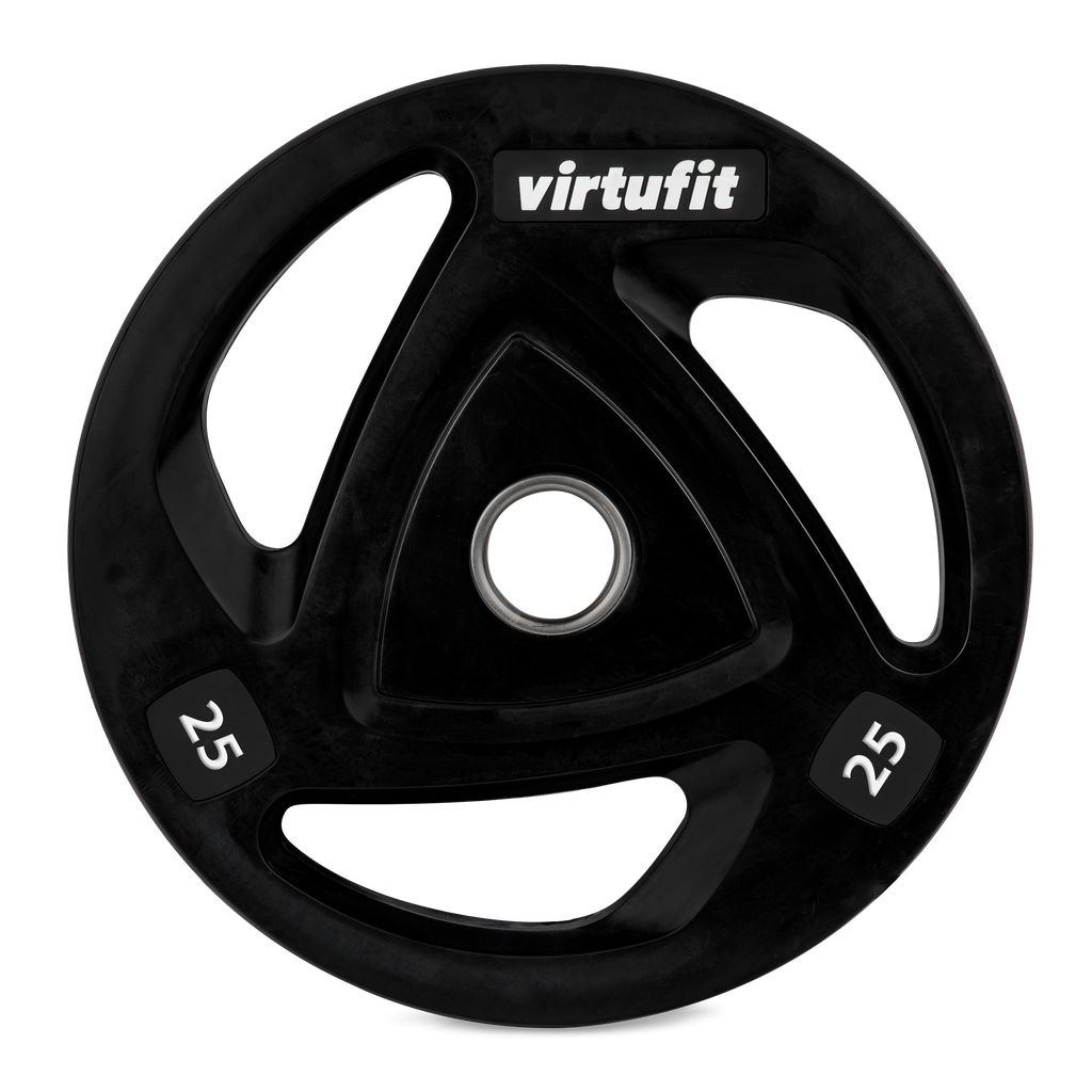 VirtuFit Olympische Rubberen Halterschijf - 25 kg - Tweedekans