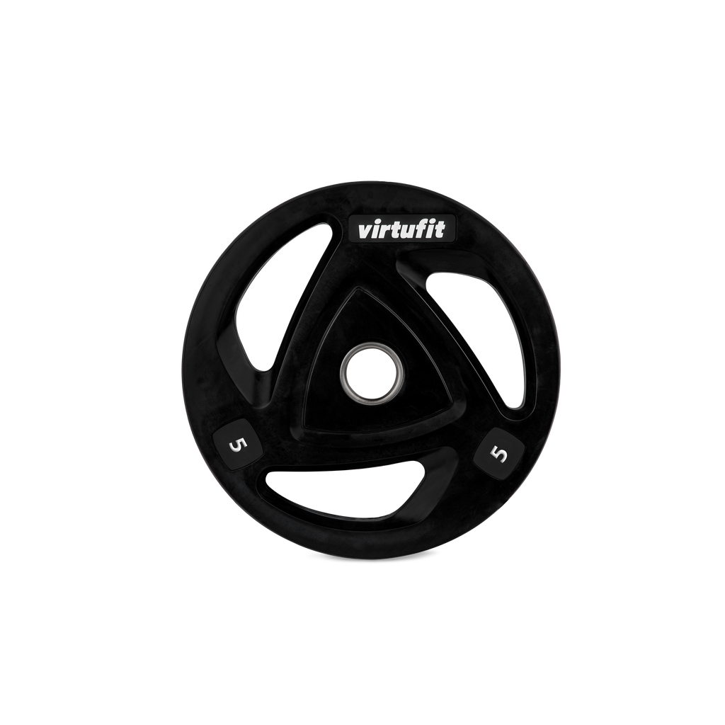 VirtuFit Olympische Rubberen Halterschijf - 5 kg - Tweedekans
