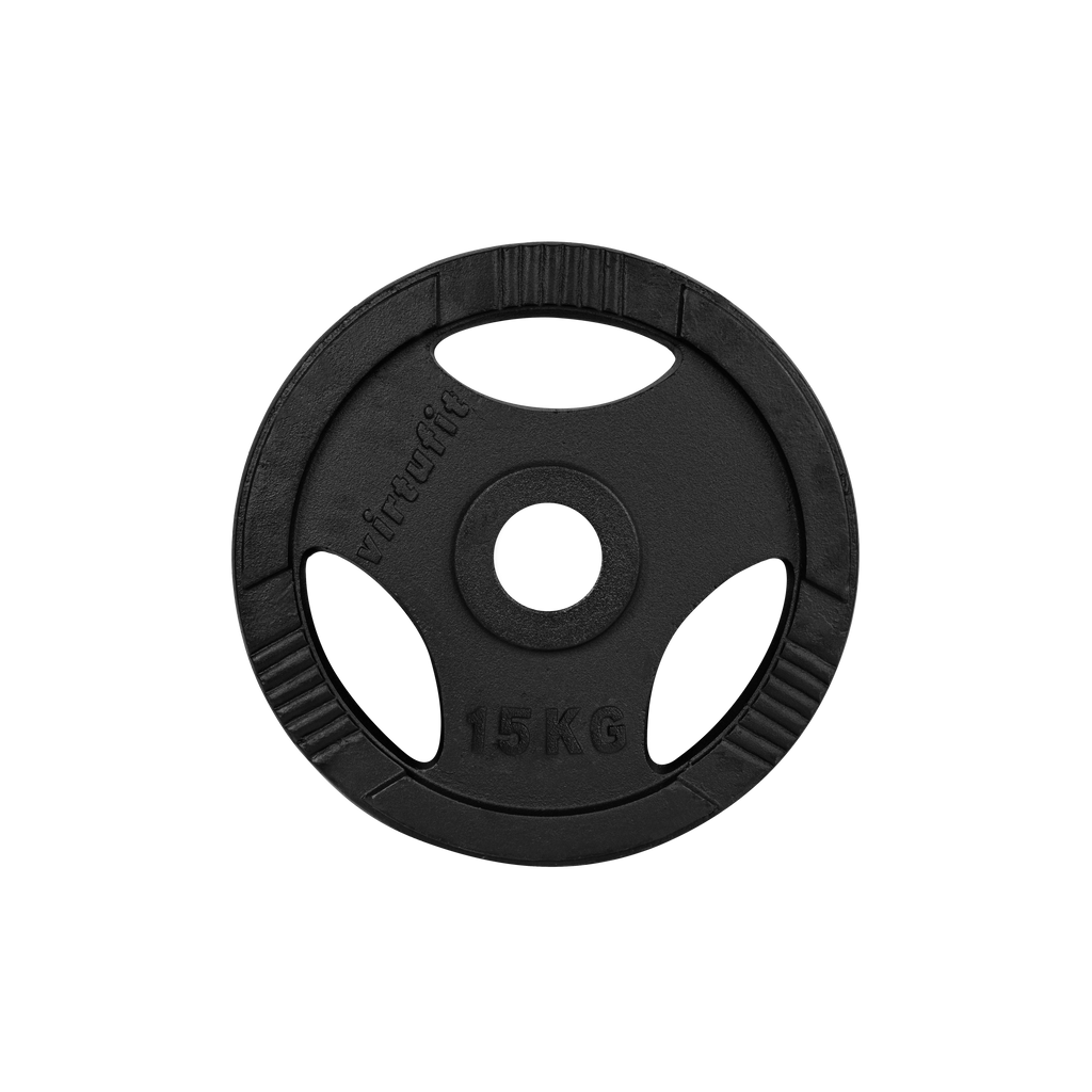 VirtuFit Olympische Gietijzeren Halterschijf - 15 kg - Tweedekans