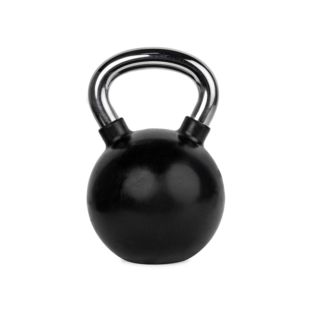 VirtuFit Kettlebell - Rubber/Chroom - 28 kg - Tweedekans