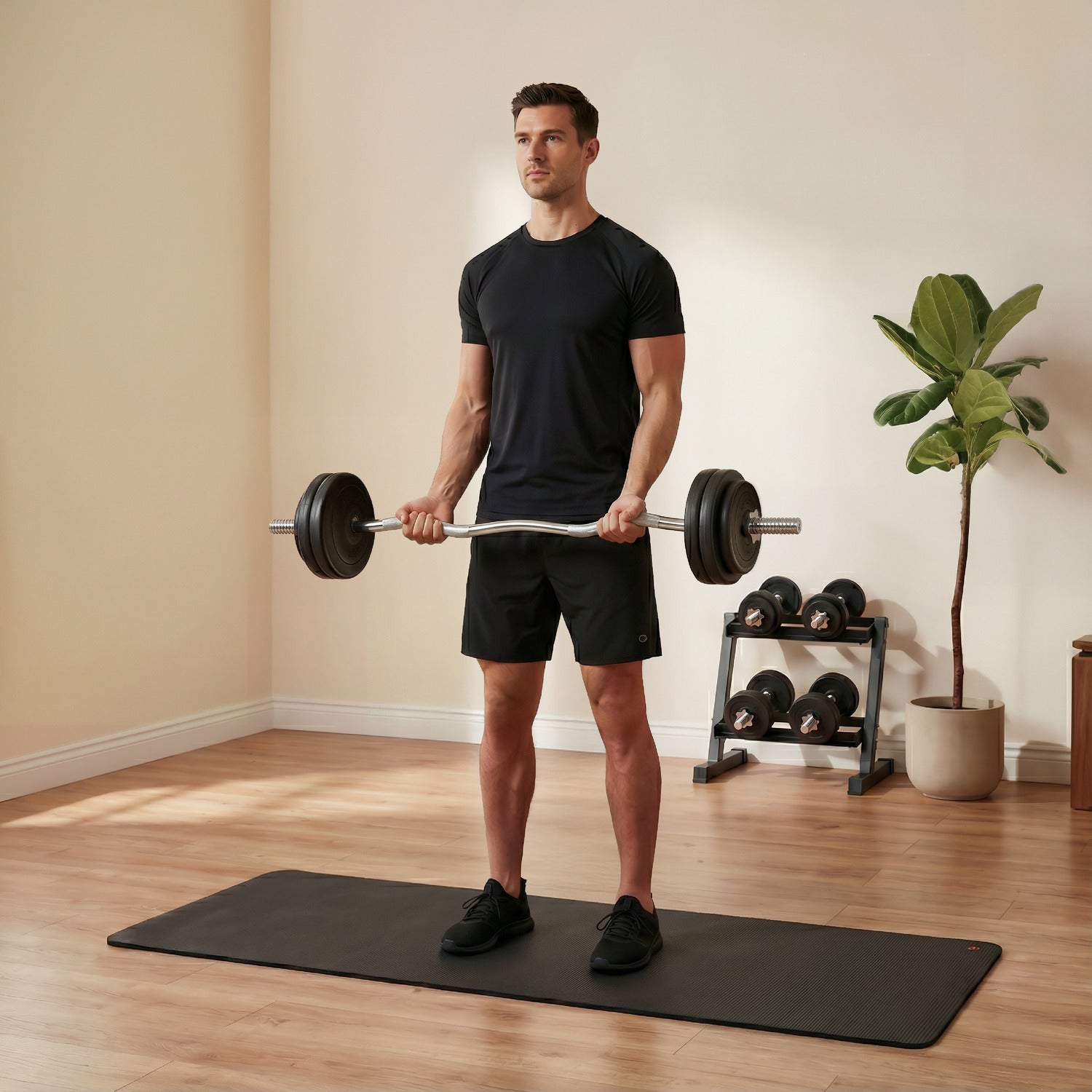 VirtuFit Vinyl EZ-Curl Set - Halterset - 20 kg - Tweedekans