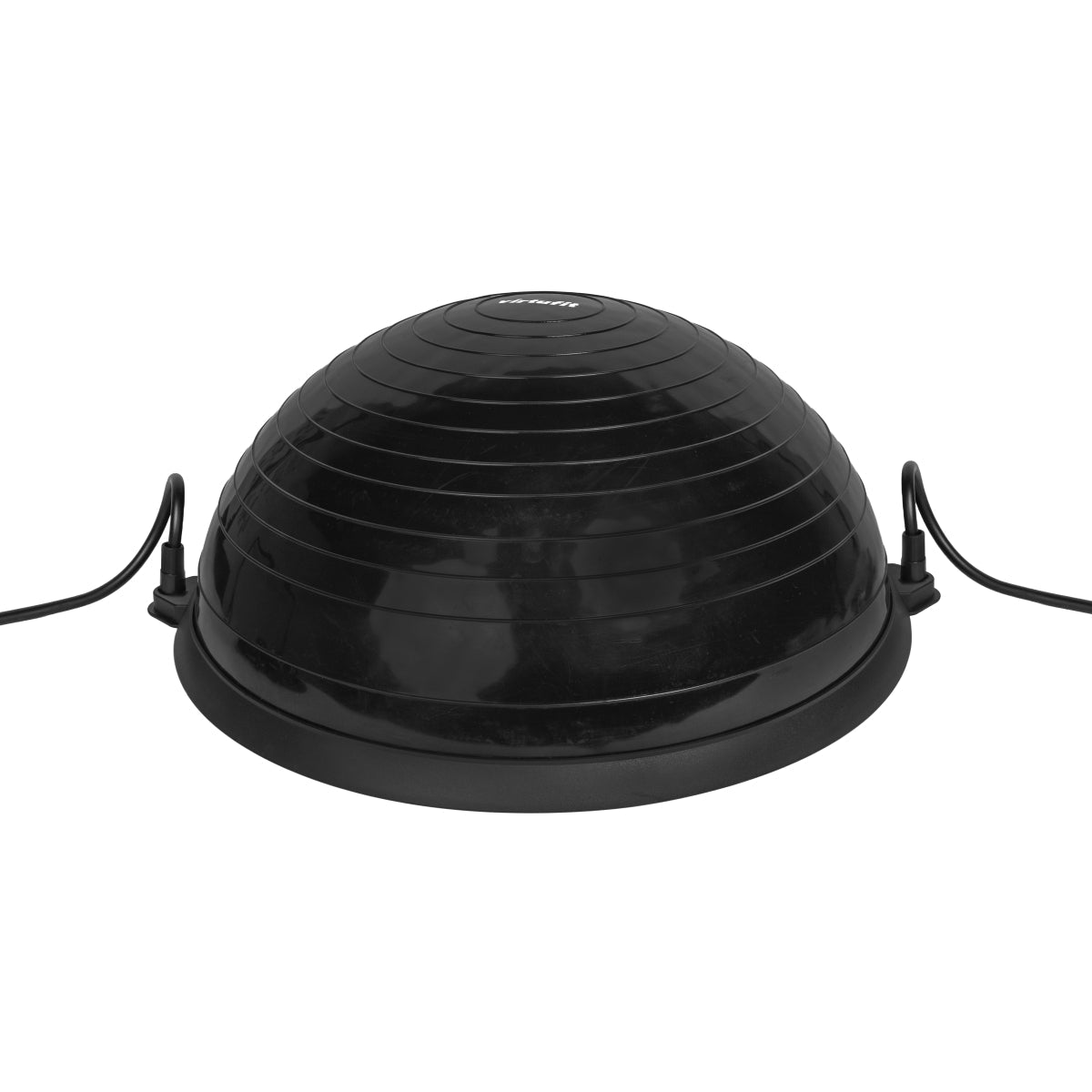 VirtuFit Balanstrainer Pro - Balansbal -  met Fitness Elastieken en Pomp - Zwart - Tweedekans