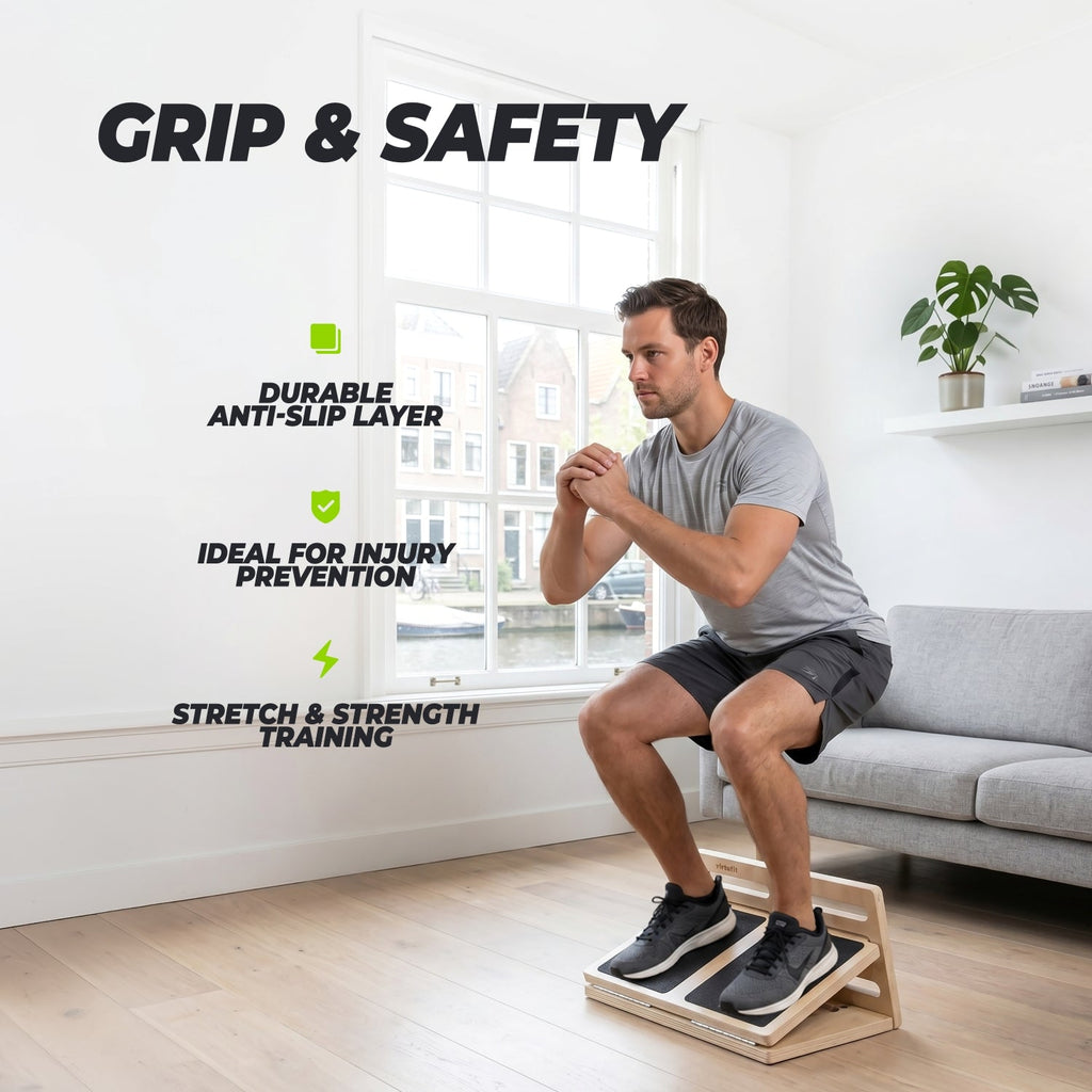 VirtuFit Slant Board - 4 standen - Hout - Tweedekans