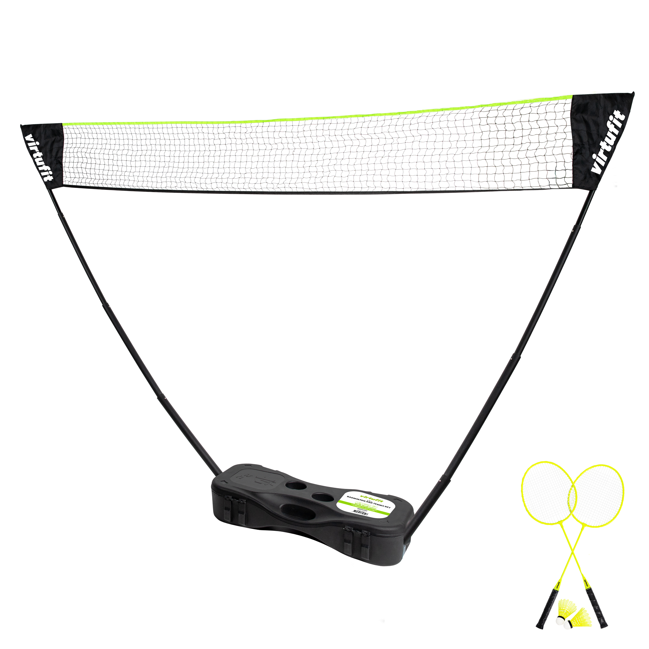 VirtuFit 2-in-1 Portable Badminton- en Tennisset - Inclusief koffer en rackets - Tweedekans