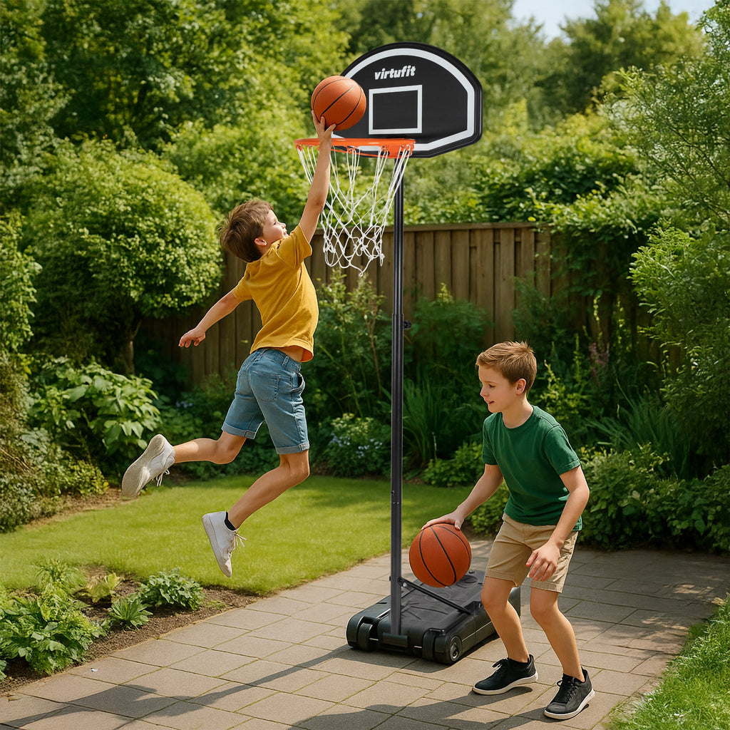 VirtuFit Verstelbare Basketbalpaal - 170 tot 215 cm - 2ekans