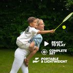 VirtuFit Badminton Set - 2 Rackets - 3 shuttles - Inclusief draagtas - Tweedekans