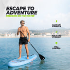 VirtuFit Supboard Splash 255 - Wave Blue - Met accessoires en draagtas - Tweedekans