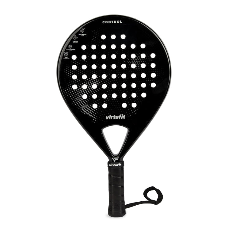 VirtuFit Control Padel Racket - Zwart - Grijs - Tweedekans
