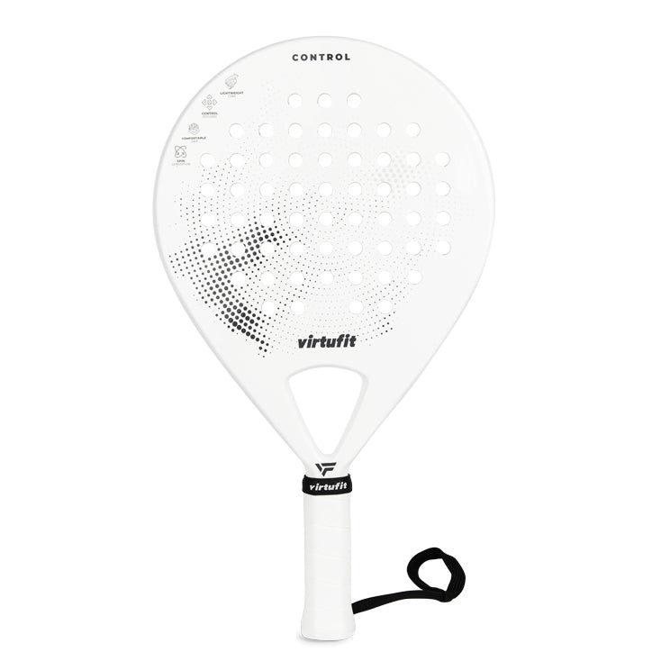 VirtuFit Control Padel Racket - Wit - Zwart - Tweedekans