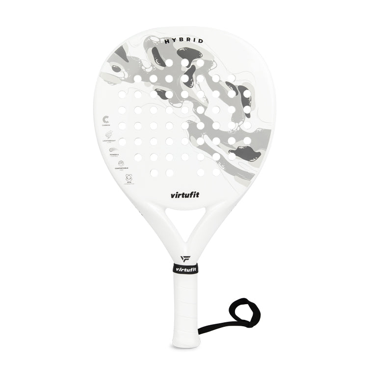 VirtuFit Hybrid Padel Racket - Wit - Grijs - Tweedekans