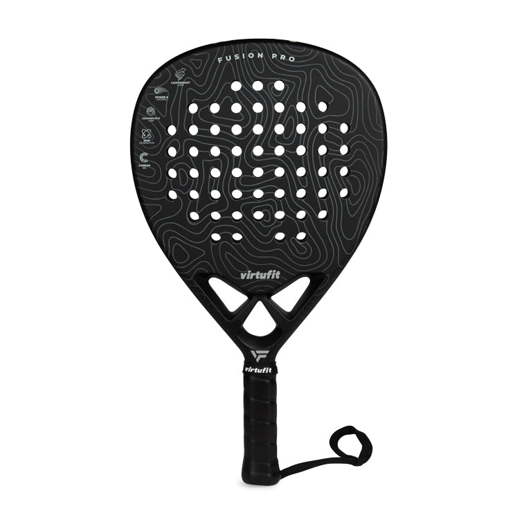 VirtuFit Fusion Pro Padel Racket - Zwart - Grijs - Tweedekans