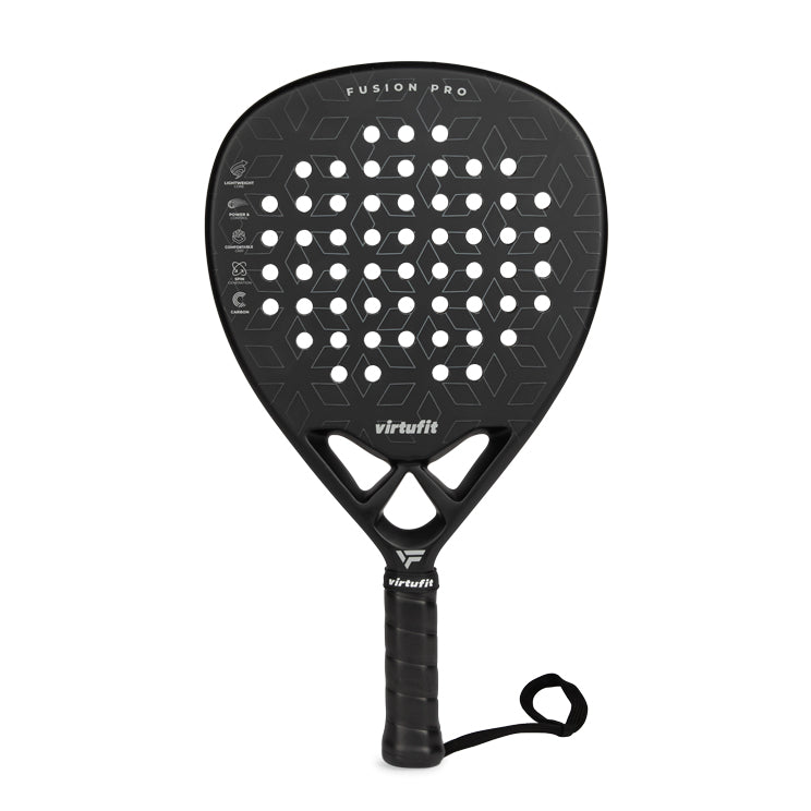 VirtuFit Fusion Pro Padel Racket - Zwart - Silver - Tweedekans