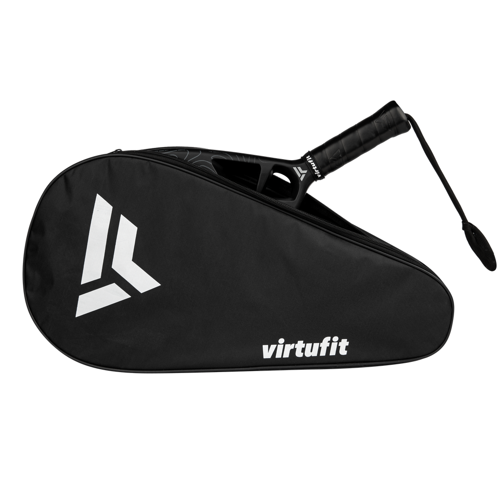 VirtuFit Padel Racket Draagtas - Zwart - Wit - Tweedekans