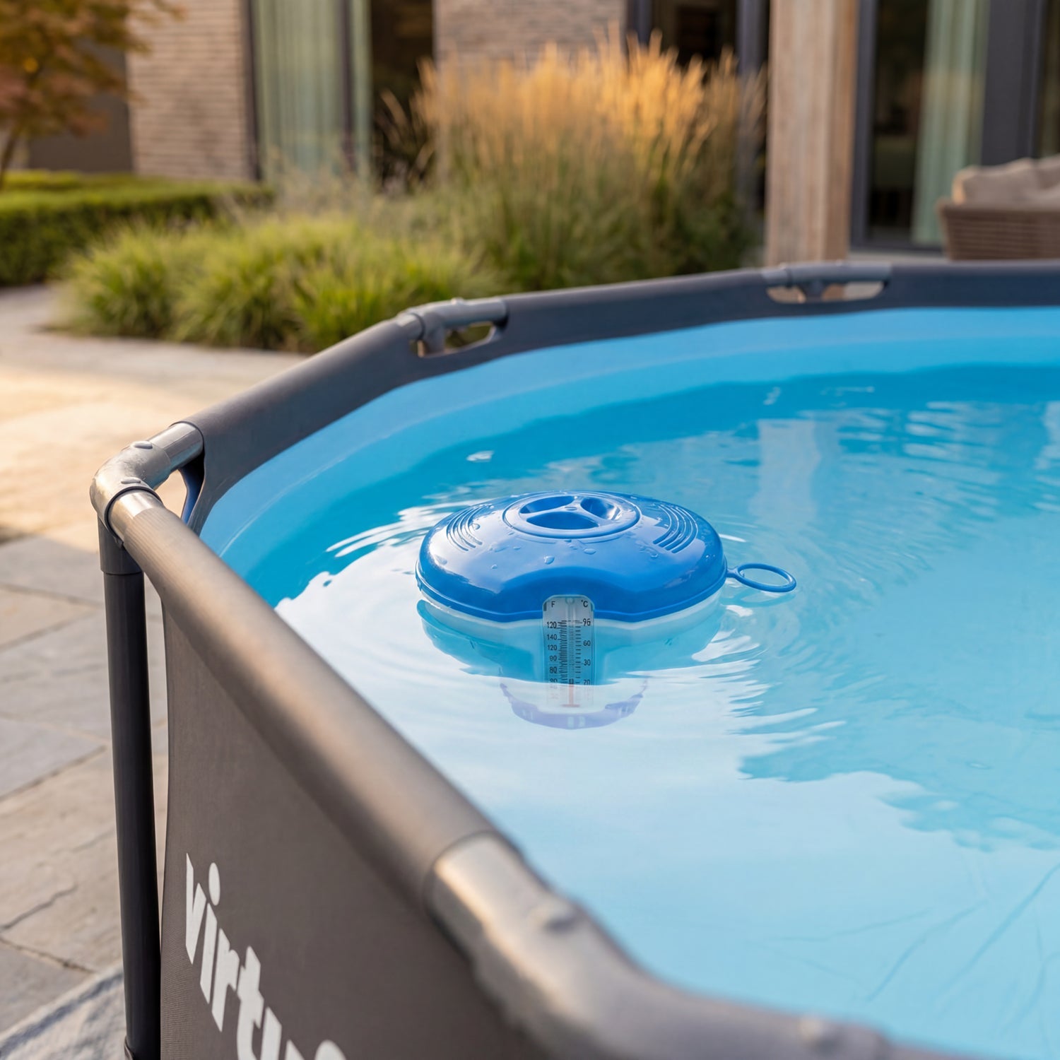 VirtuFit Zwembad Chloordrijver - Met Thermometer - Tweedekans