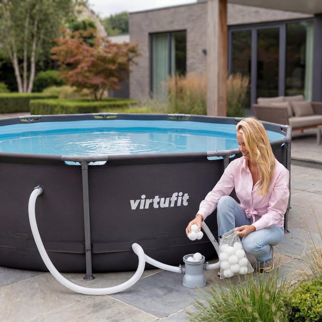 VirtuFit Filterbollen voor Zandfilterpomp - 400g - Tweedekans