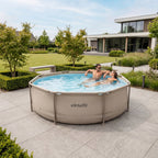 VirtuFit Rond Zwembad - Ø305 x 76 cm - Beige - Tweedekans