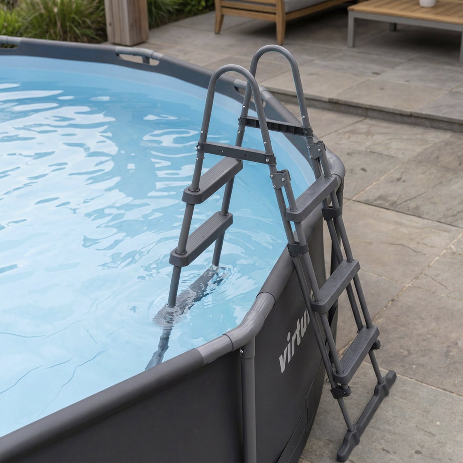 VirtuFit Zwembadtrap 100 cm - Universeel - Tweedekans