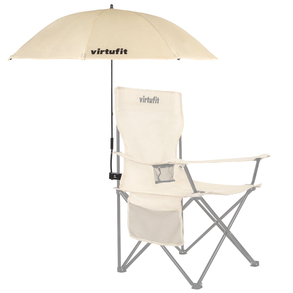 VirtuFit Universele Stoelparasol - Beige - Tweedekans