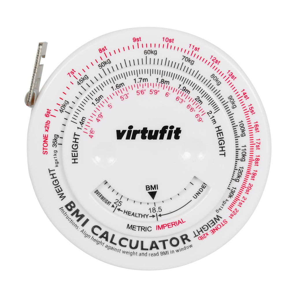 VirtuFit Omtrekmeter - Meetlint met BMI Calculator - 150 cm - Tweedekans