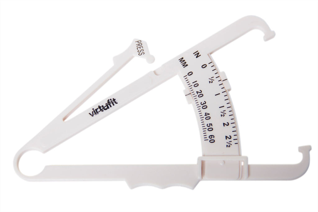 VirtuFit Huidplooimeter - Vetpercentagemeter - Vetmeter - Wit - Tweedekans