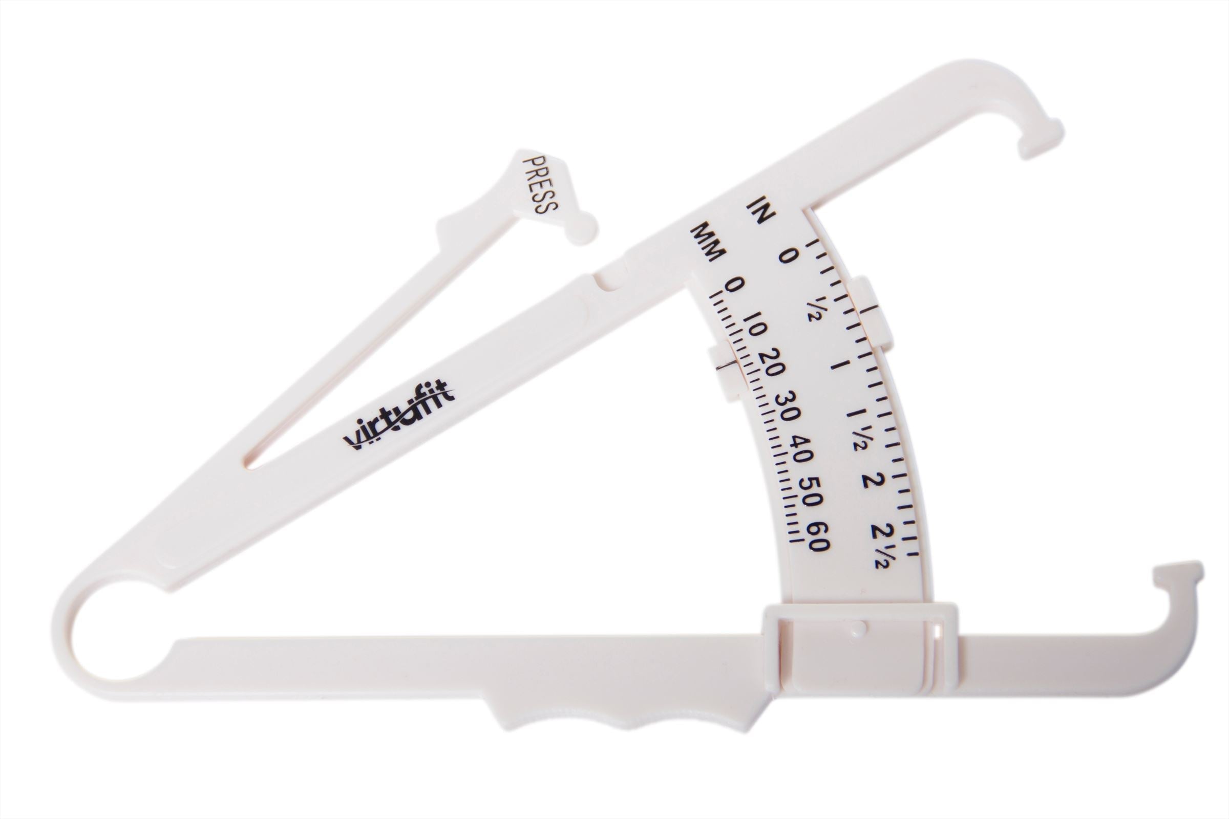 VirtuFit Huidplooimeter - Vetpercentagemeter - Vetmeter - Wit - Tweedekans