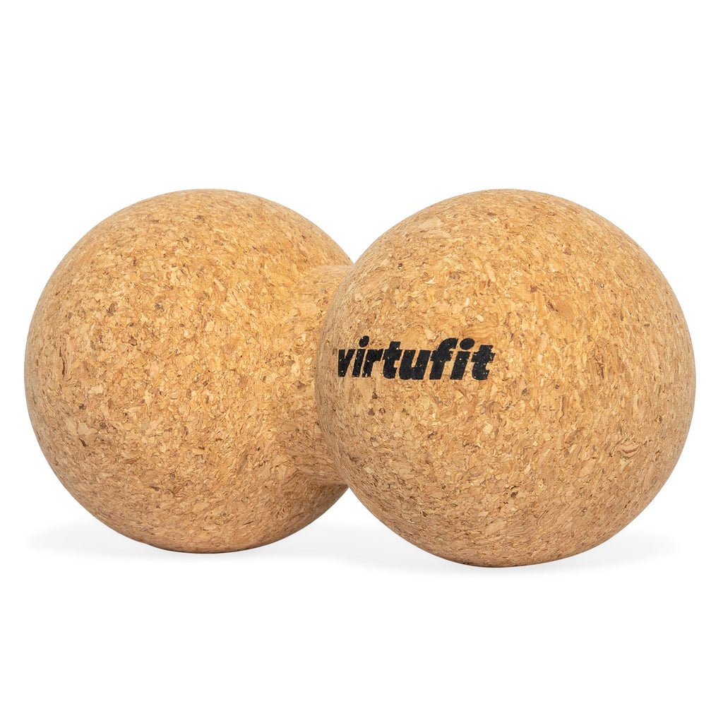 VirtuFit Premium Kurk Peanut Ball - Dual Massagebal - Ecologisch - Tweedekans