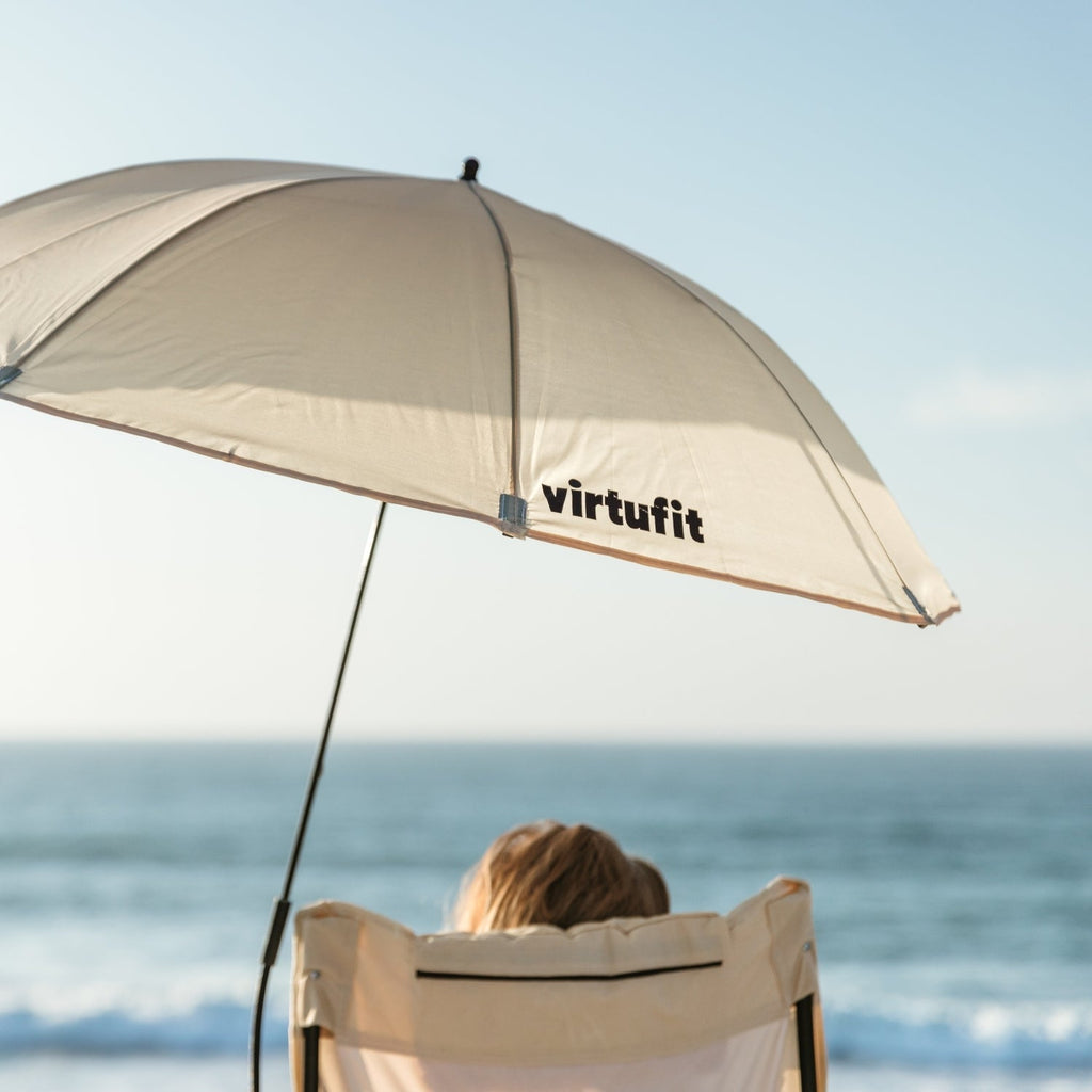 VirtuFit Universele Stoelparasol - Zwart - Tweedekans