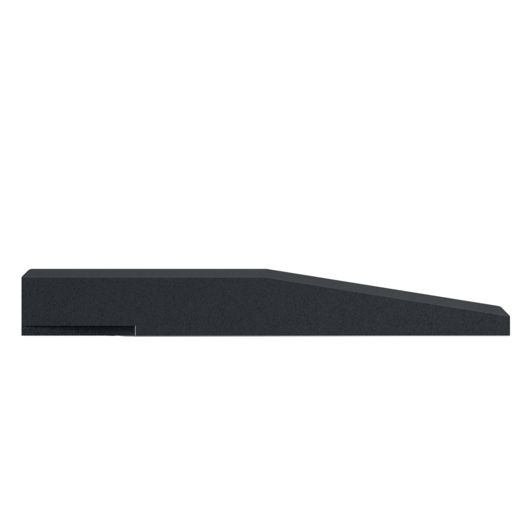 Flow Fitness Oploopprofiel Rubberen Tegel Met Waterdichte SBR-laag - 50 x 15 cm - Tweedekans