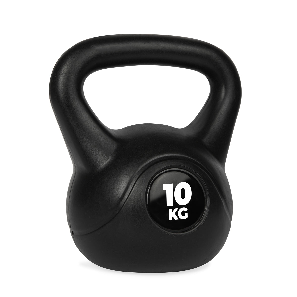 VirtuFit PVC Kettlebell - 10 kg - Zwart - Tweedekans