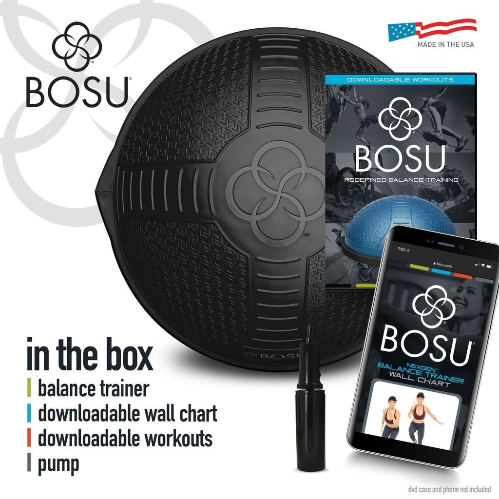 Bosu Nexgen Home Balance Trainer - Zwart - Tweedekans