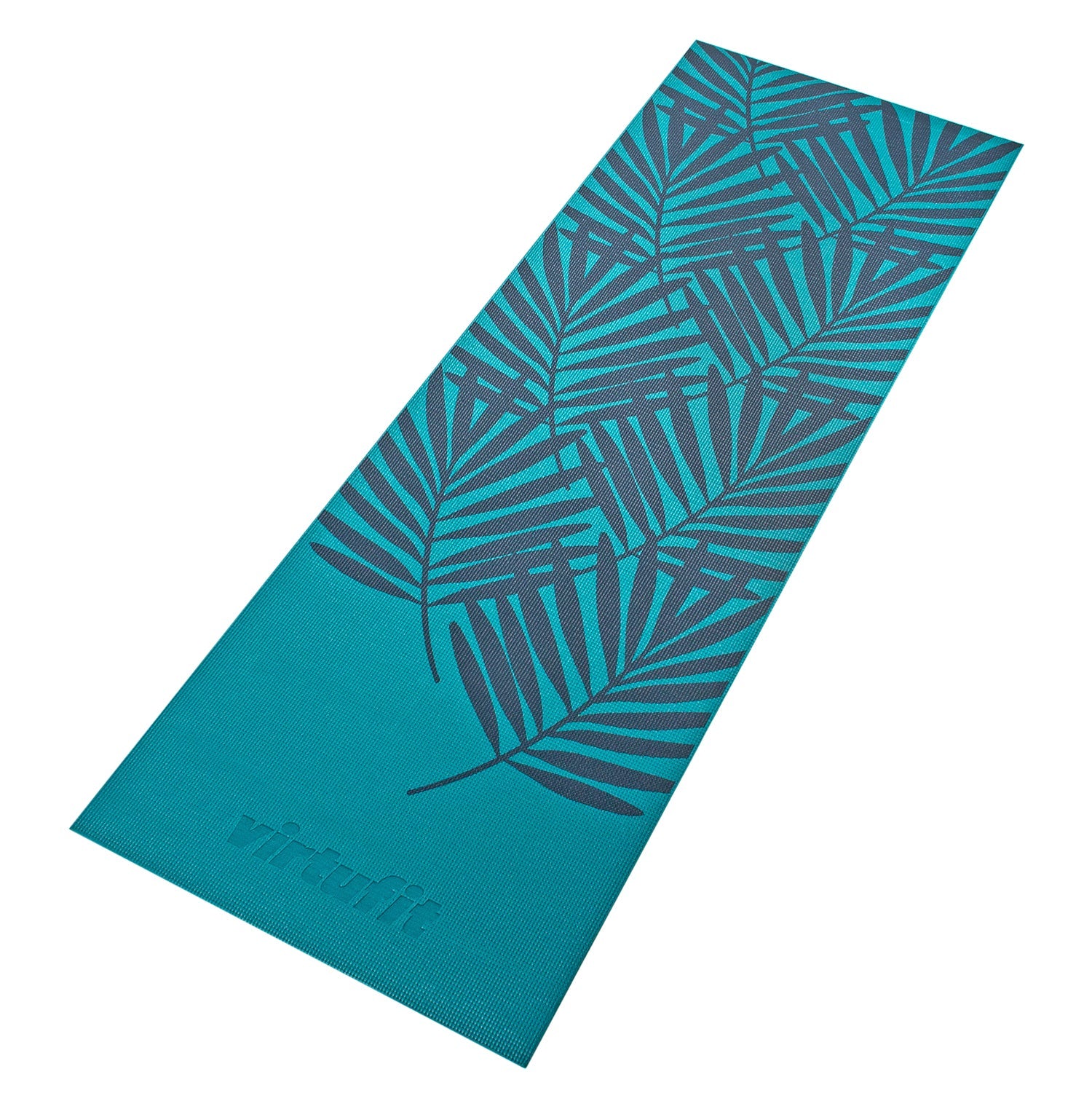 VirtuFit Premium Yogamat - 183 x 61 x 0,4 cm - Ocean Green Forest - Tweedekans