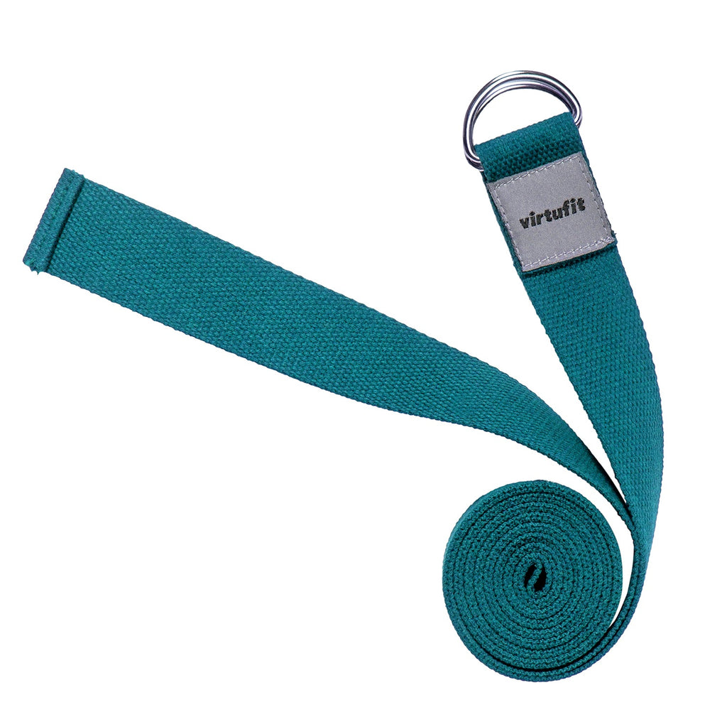 VirtuFit Premium Yoga Riem - 250 cm - Ocean Green - Tweedekans