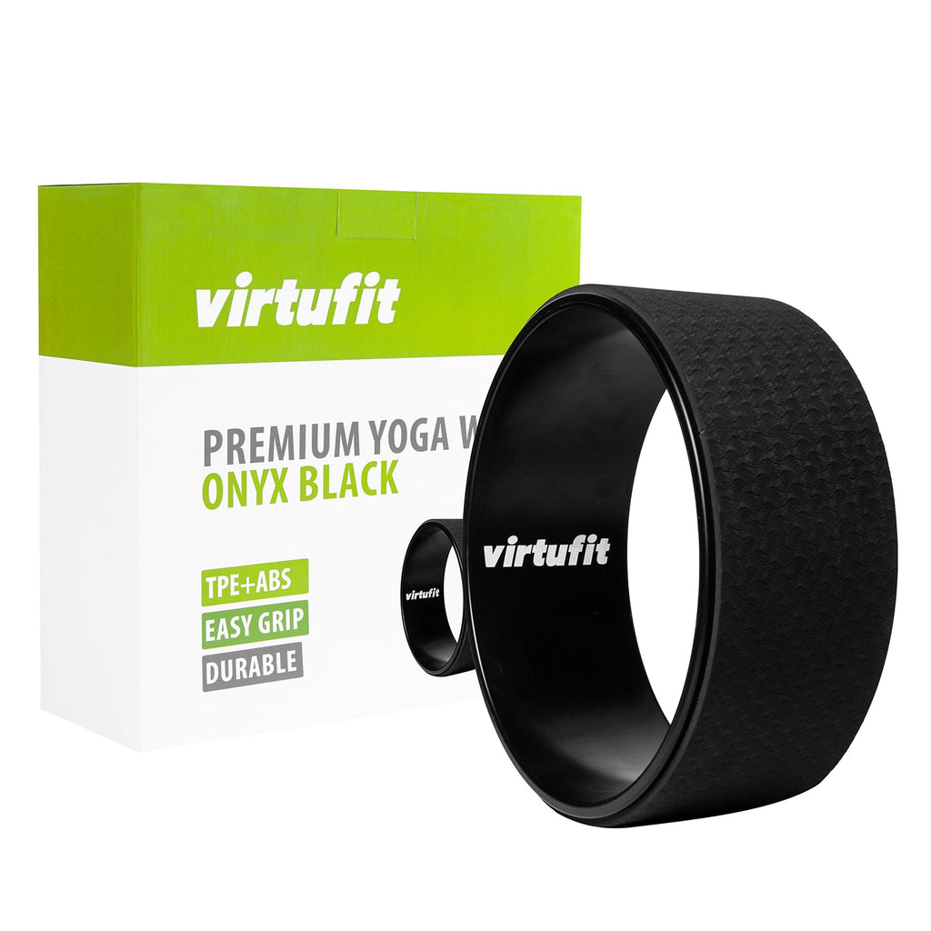 VirtuFit Premium Yoga Wiel - 33 cm - Onyx Black - Tweedekans