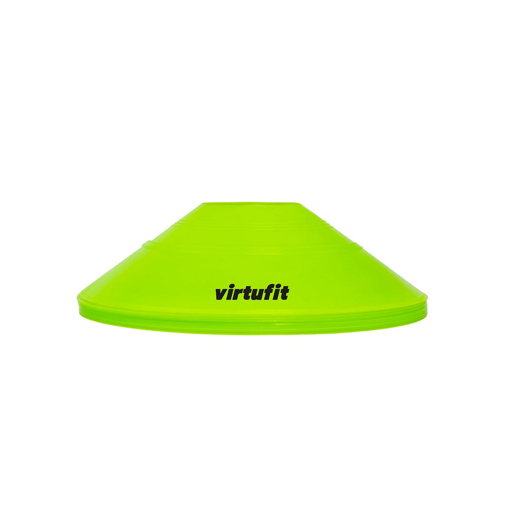 VirtuFit Trainingshoedjes met houder - Pionnen - 50 Stuks - Incl. draagnet - Tweedekans