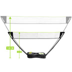 VirtuFit 2-in-1 Portable Badminton- en Tennisset - Inclusief koffer en rackets - Tweedekans