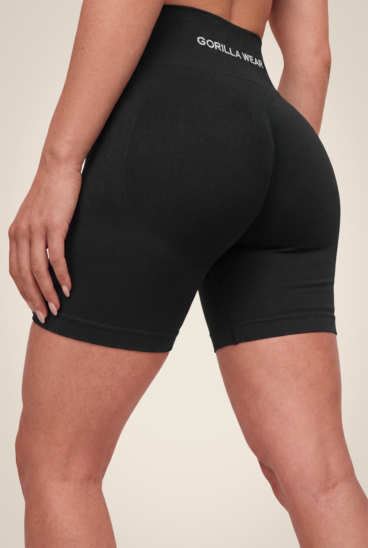Gorilla Wear Florence Seamless Contour Shorts - Zwart