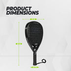 VirtuFit Fusion Pro Padel Racket - Zwart - Silver